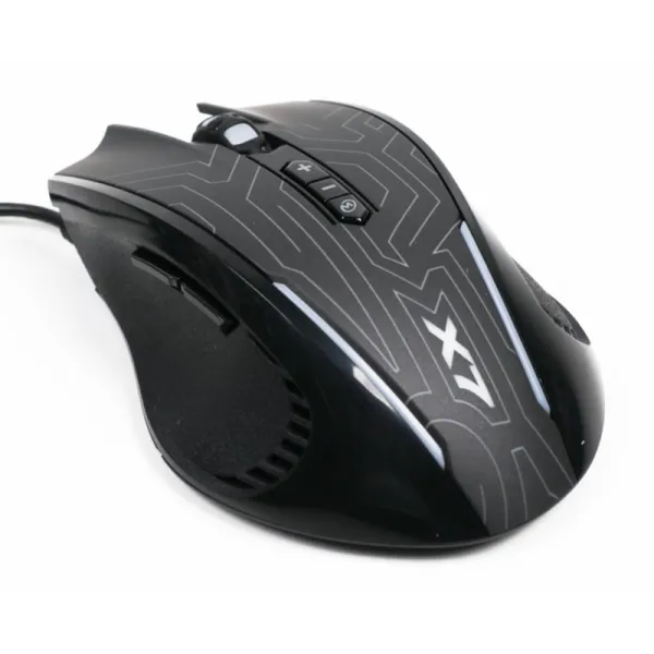 Мышь игровая, X87, Oscar Neon, USB, черная A4tech (X87 (Black)) - Фото 1