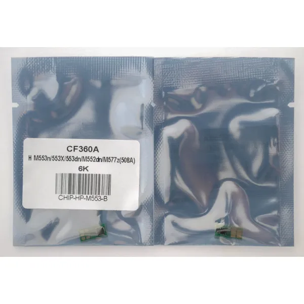 Чип HP CLJ M553, CF360A 6K, чорний Everprint (CHIP-HP-M553-B) - Фото 1