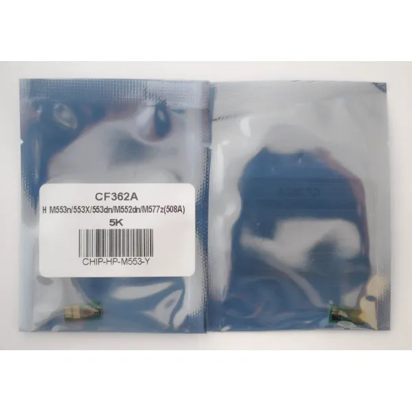 Чип HP CLJ M553, CF362A 5K, желтый Everprint (CHIP-HP-M553-Y) - Фото 1