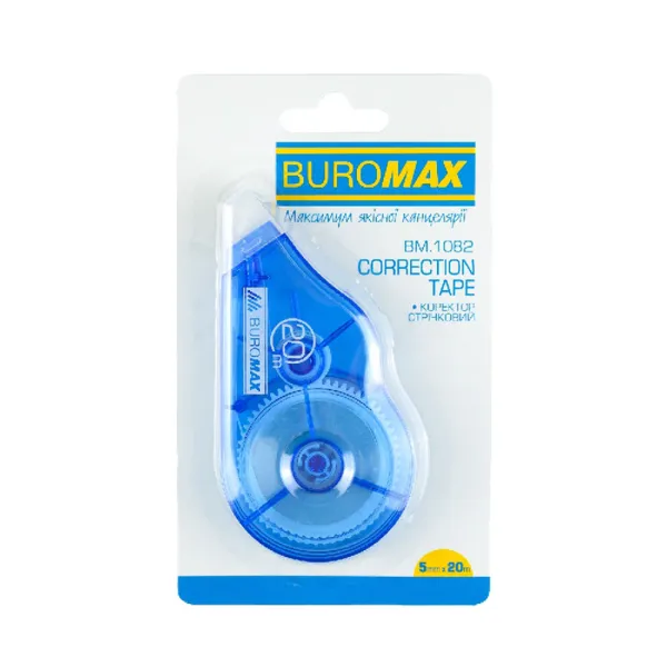 Коректор стрічковий 5 мм х 20 м Buromax (BM.1082) - Фото 1