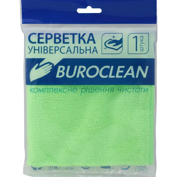Салфетка микрофибра, универсальная, 1 шт BuroClean (4823078910783) - Фото 9