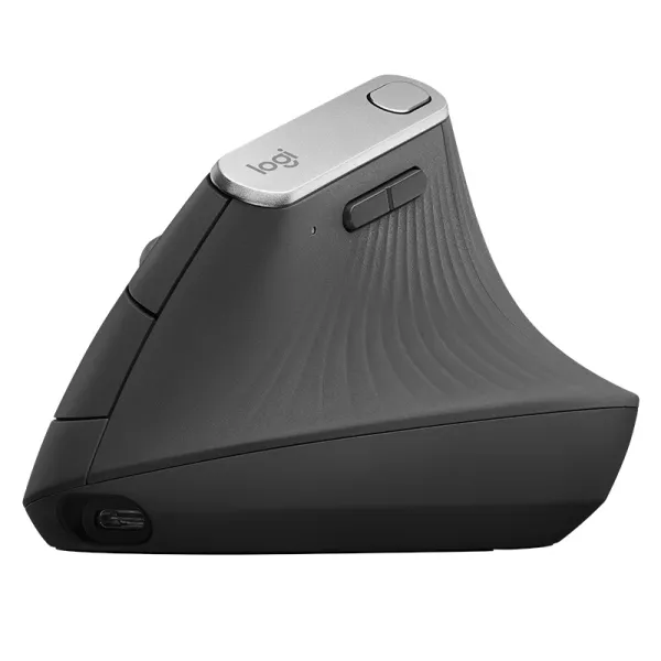 Мышь беспроводная MX Vertical Advanced Ergonomic, графитовая Logitech (910-005448) - Фото 2