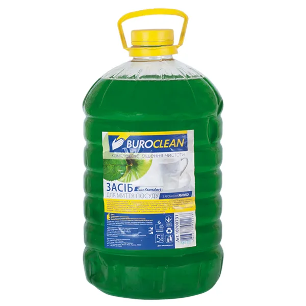 Средство для мытья посуды Яблоко, 5 л EuroStandart BuroClean (10700731) - Фото 3