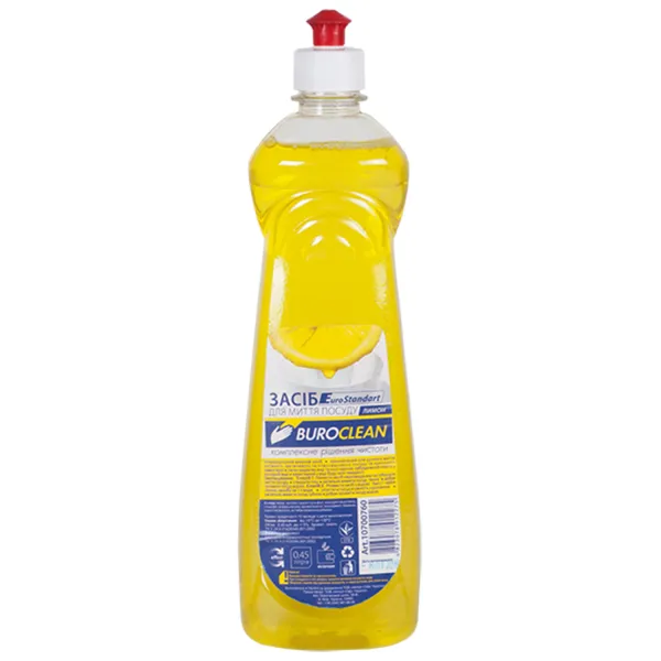 Средство для мытья посуды Лимон, 500 мл EuroStandart BuroClean (10700760) - Фото 6