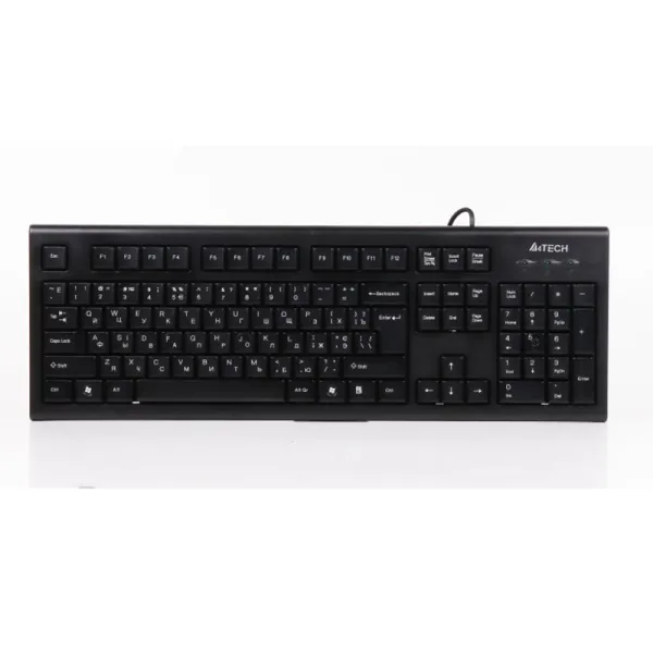 Комплект клавиатура и мышь USB черный A4Tech (KR-8372) - Фото 2