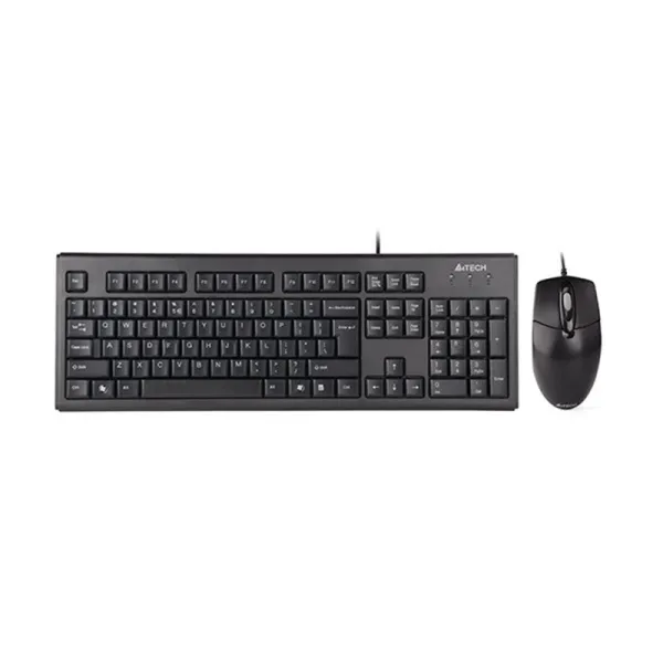Комплект клавиатура и мышь USB черный A4Tech (KR-8372)