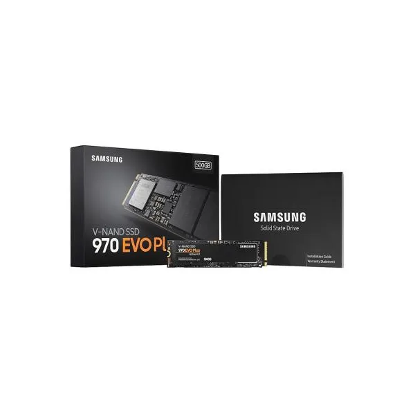 Накопитель SSD 970 EVO 500GB, M.2, PCIe 3.0, NVMe 1.3  Samsung (MZ-V7S500BW) - Фото 4