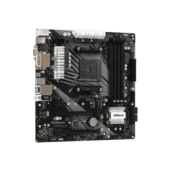 Материнська плата B450M PRO4-FAMD ASROCK (B450M PRO4-F) - Фото 3