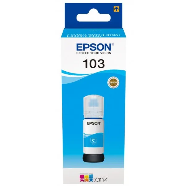 Чорнило 103 блакитні, 65 мл Epson (C13T00S24A) - Фото 1