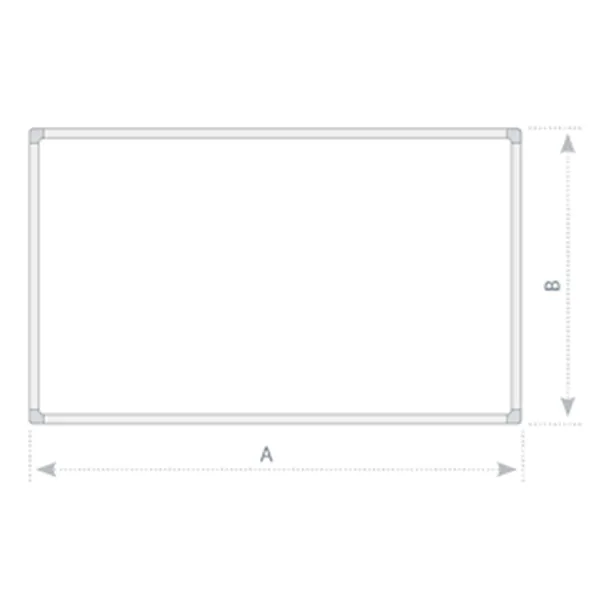 Доска пробковая 100x200 см, алюминиевая C-line рамка 2x3 (TCA1020/UA) - Фото 2