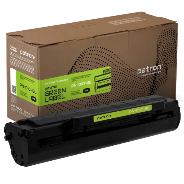 Картридж совместимый Samsung MLT-D104S (ML-1660) Green Label Patron (PN-D104GL) - Фото 1