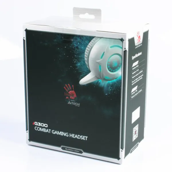 Наушники игровые, G300, Bloody, черно-красные A4tech (G300 Bloody (Black+Red)) - Фото 3