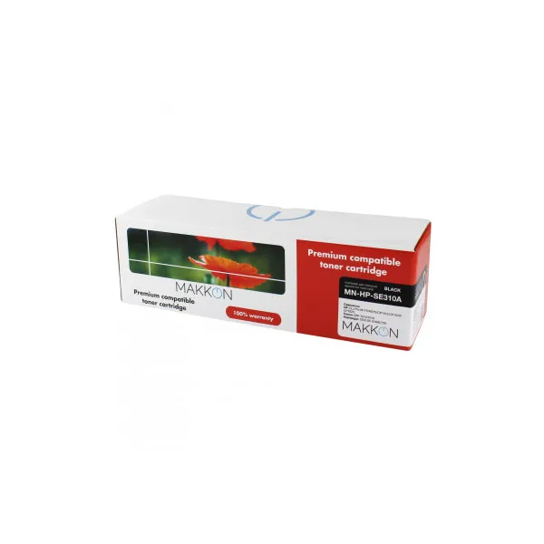 Картридж сумісний HP LJ CE310A чорний Makkon (SE310A) - Фото 3