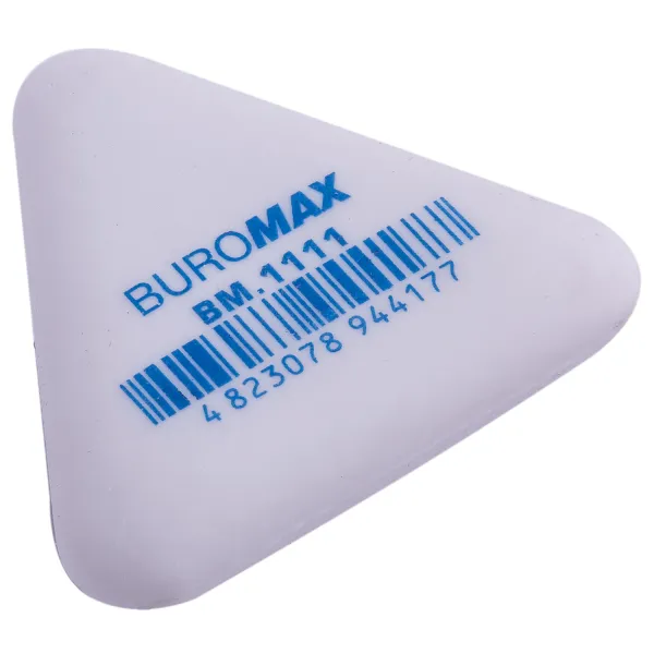 Гумка трикутна 37x37x9 мм, каучук Buromax (BM.1111) - Фото 3