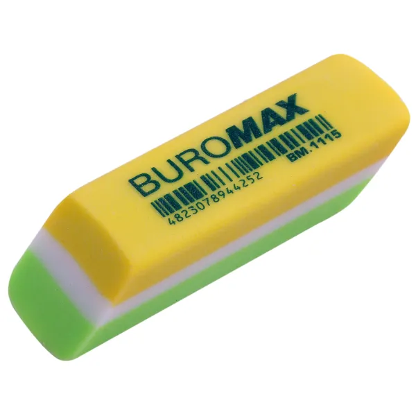 Ластик прямоугольный 53x16x12 мм Buromax (BM.1115) - Фото 2