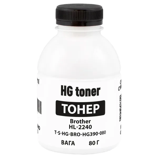 Тонер Brother HL-2240 флакон, 80 г HG toner (TSM-HG390-080) - Фото 9