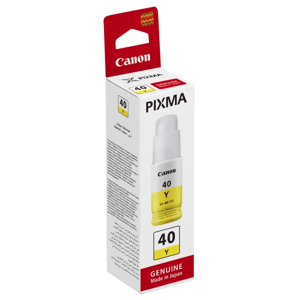 Чернила Pixma GI-40 желтые, 70 мл Canon (3402C001) - Фото 1