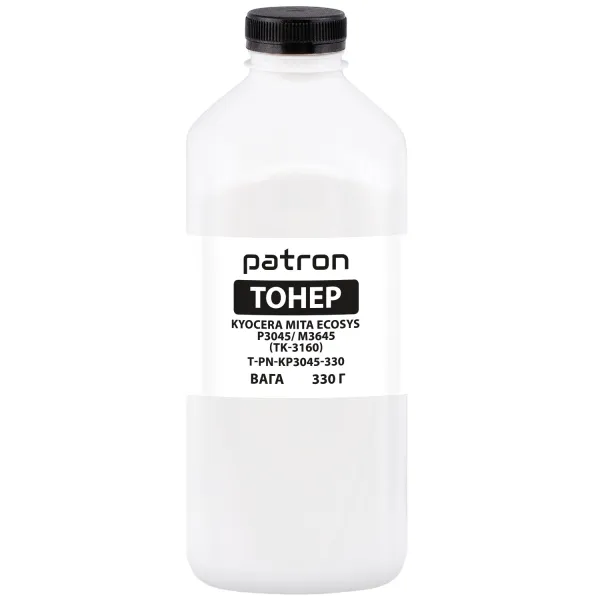 Тонер Kyocera Mita Ecosys P3045/M3645 флакон, 330 г Patron (PN-KP3045-330) - Фото 6