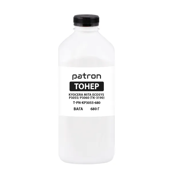 Тонер Kyocera Mita Ecosys P3055/P3060 флакон, 680 г Patron (PN-KP3055-680)