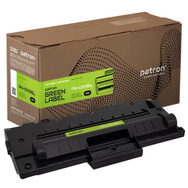 Картридж совместимый Samsung MLT-D109S (SCX-4300) Green Label Patron (PN-D109GL) - Фото 2