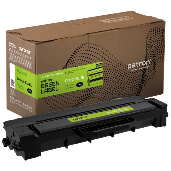 Картридж совместимый Samsung MLT-D115L Green Label Patron (PN-D115LGL) - Фото 2