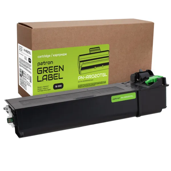 Тонер-картридж совместимый Sharp AR-020T/AR-020LT Green Label Patron (PN-AR020TGL)