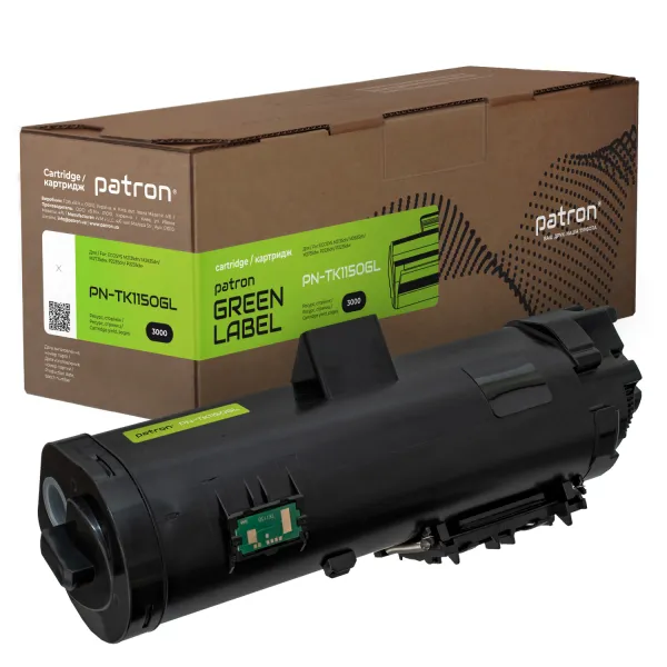 Тонер-картридж совместимый Kyocera Mita TK-1150 Green Label Patron (PN-TK1150GL) - Фото 3