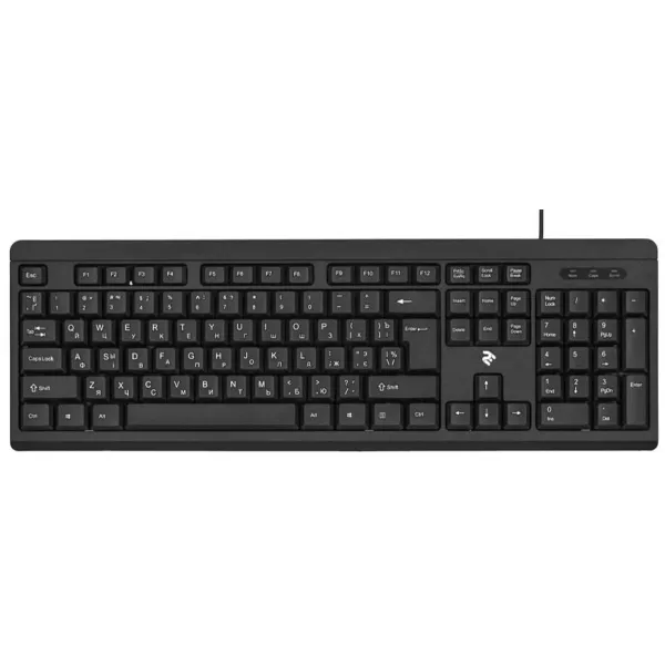 Клавиатура USB KS108, чёрная 2E (22E-KS108UB_UA) - Фото 4