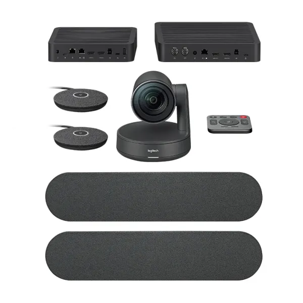 Веб-камера Rally Plus, Dual Spraker, Conference Cam, чёрная Logitech (960-001224) - Фото 12