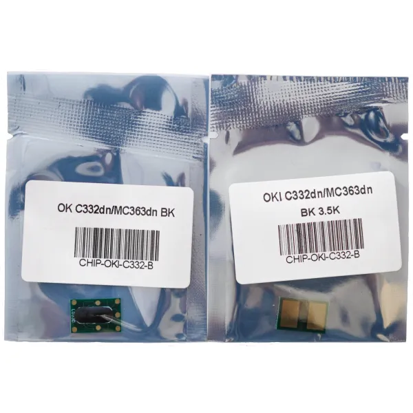 Чип Oki C332 3,5K, черный Everprint (CHIP-OKI-C332-B) - Фото 1