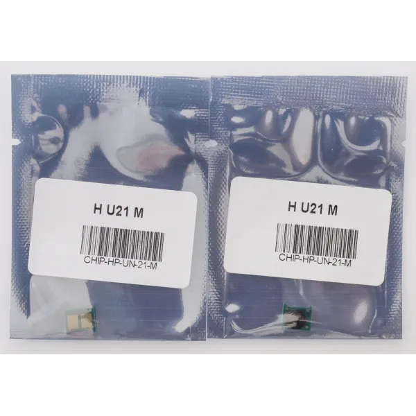 Чип HP LJ P1005/1505/1102/2035/M401/425 CLJ CP1215/1525/2020/M251/351/451/476 U21, універсальний, пурпуровий Everprint (CHIP-HP-UN-U21-M) - Фото 1