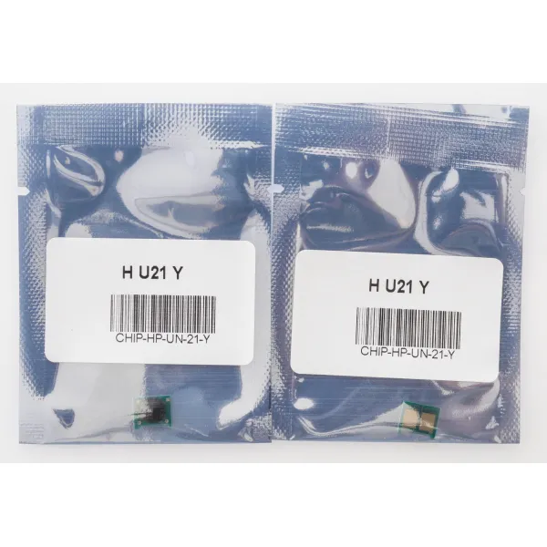 Чип HP LJ P1005/1505/1102/2035/M401/425 CLJ CP1215/1525/2020/M251/351/451/476 U21 універсальний, жовтий Everprint (CHIP-HP-UN-U21-Y) - Фото 1