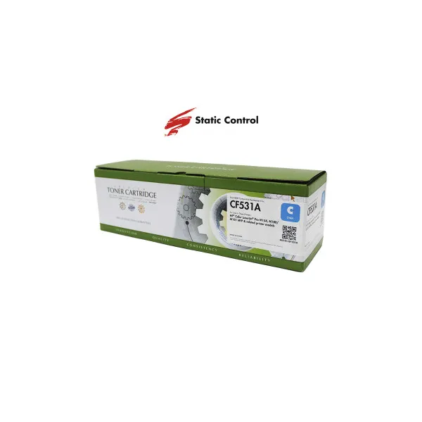 Картридж сумісний HP 205A (CF531A) блакитний SCC (002-01-SF531A) - Фото 1