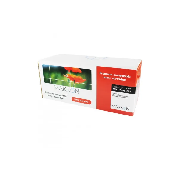 Картридж сумісний HP LJ CE400A чорний Makkon (SE400A) - Фото 1