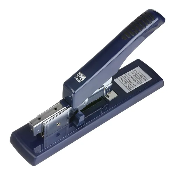 Степлер посиленої потужності, 100 аркушів, скоби №23, синій Buromax (BM.4286-02) - Фото 2