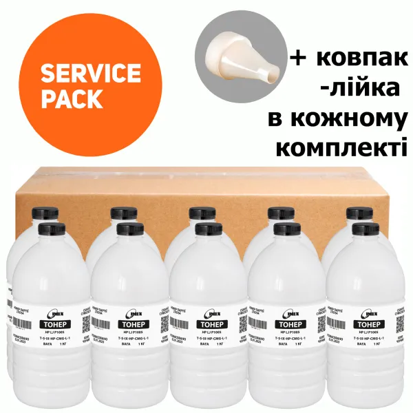 Тонер HP LJ P1005 Service Pack, флакон 10x1 кг Imex (TSM-CMG-L-10SP) - Фото 42