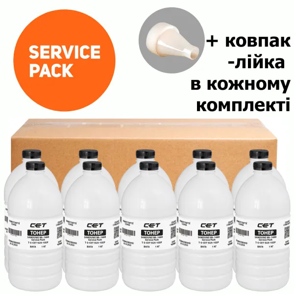 Тонер Samsung ML-1660 Service Pack, флакон 10x1 кг CET (TSM-SU5-10SP) - Фото 38