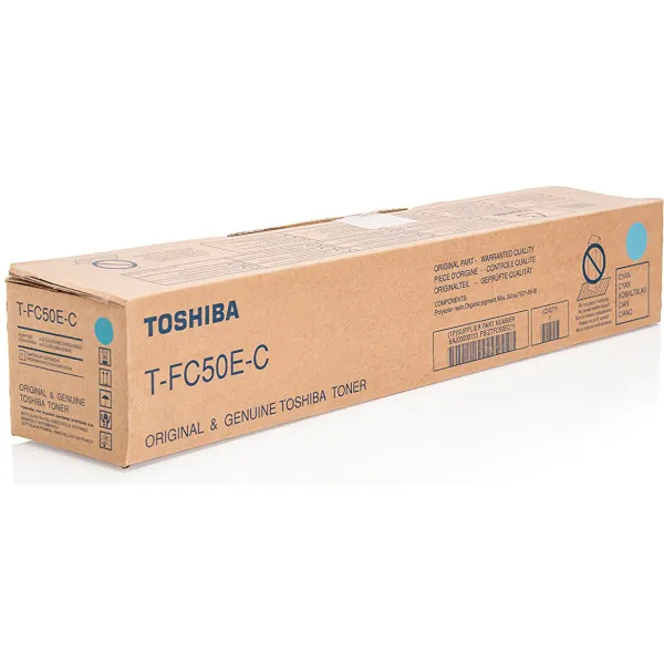 Тонер-картридж T-FC50E голубой Toshiba (6AJ00000113) - Фото 3