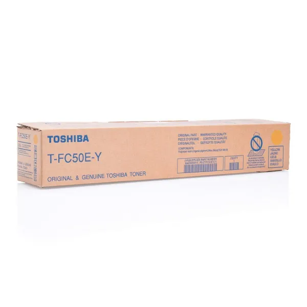 Тонер-картридж T-FC50E желтый Toshiba (6AJ00000111) - Фото 5