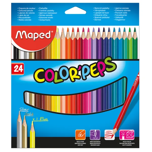 Карандаши цветные Color Peps Classic 24 цвета Maped (MP.183224)