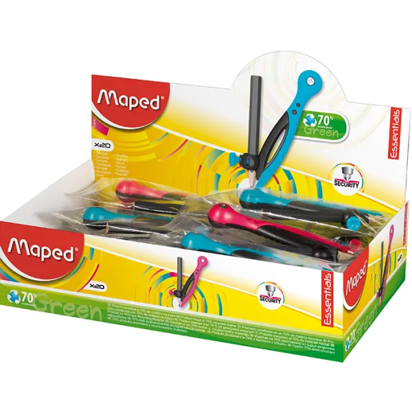 Циркуль пластиковий Essentials з універсальним тримачем Асорті Maped (MP.518110) - Фото 3