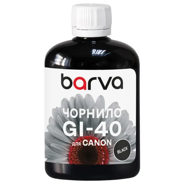 Чорнило сумісне для Canon GI-40 PGBK спеціальне 100 мл, пігментне, чорне Barva (CGI40-743) - Фото 8