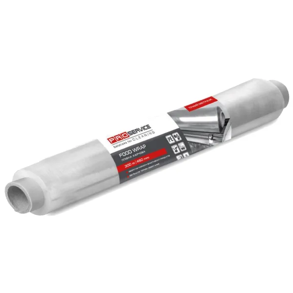 Пленка пищевая PVC, 300 м х 45 см, 8 мкм PRO service (14537700_4823071639391)