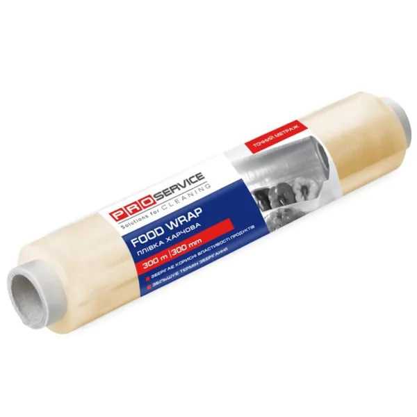 Пленка пищевая PVC, 300 м х 30 см, 9 мкм PRO service (14538020/4823071629637) - Фото 10