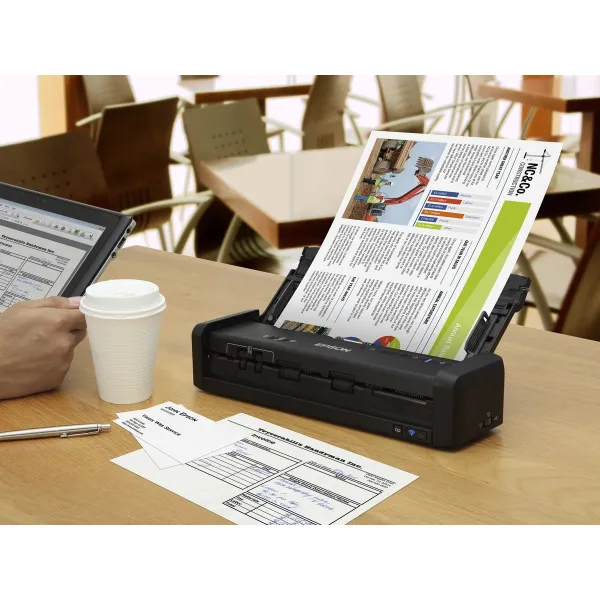 Сканер WorkForce DS-360W Wi-Fi, А4 Epson (B11B242401) - Фото 2