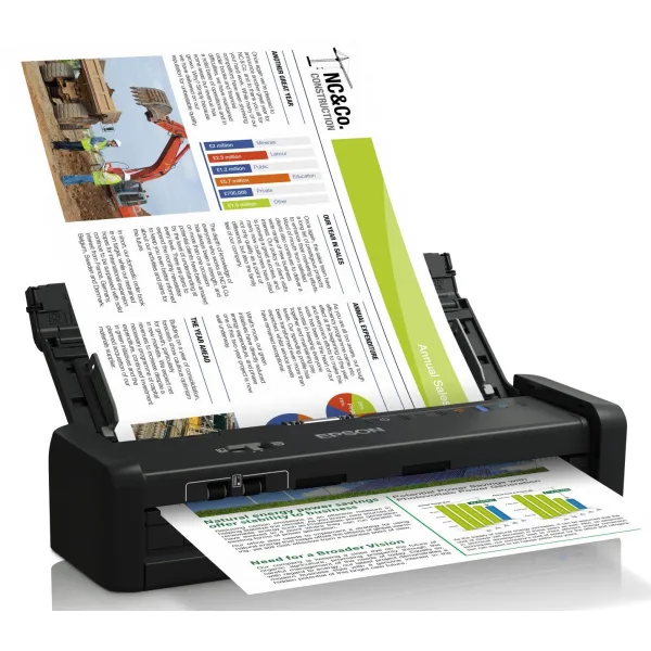 Сканер WorkForce DS-360W Wi-Fi, А4 Epson (B11B242401) - Фото 3