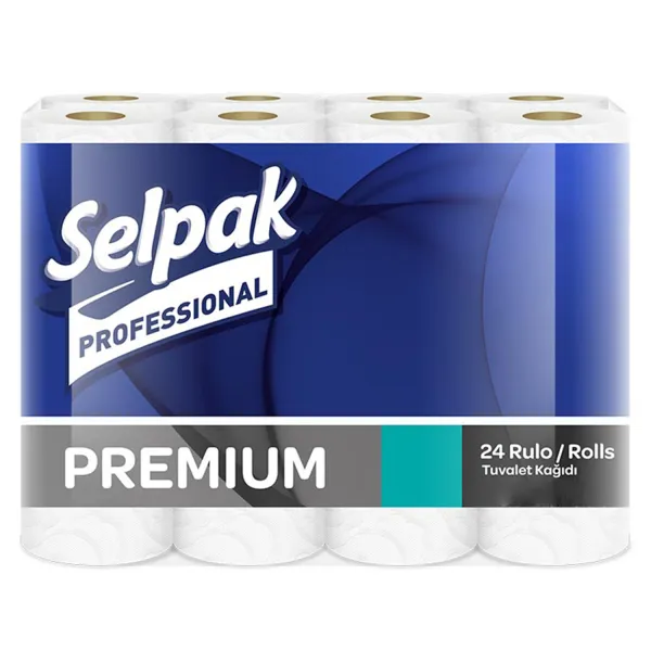 Бумага туалетная трехслойная, 18,6 м, 24 рулона Professional Premium Selpak (32761823_32761820_8690530118201) - Фото 2
