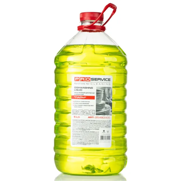 Засіб для миття посуду Лайм, 5 л Optimum PRO service (25480302_25480304_25480300_4823071614510) - Фото 5