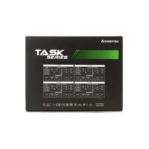 Блок живлення Task 600W CHIEFTEC (TPS-600S) - Фото 2