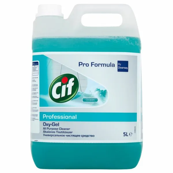 Средство для водостойких поверхностей универсальное, Океан, 5 л Professional Oxy-Gel Cif (25488760_7615400158034)
